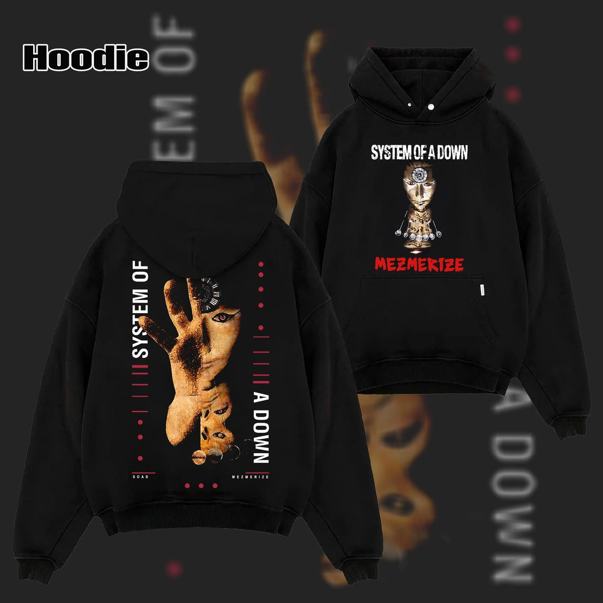 Vintage System Of A Down Pharoah Black T-Shirt & Hoodie