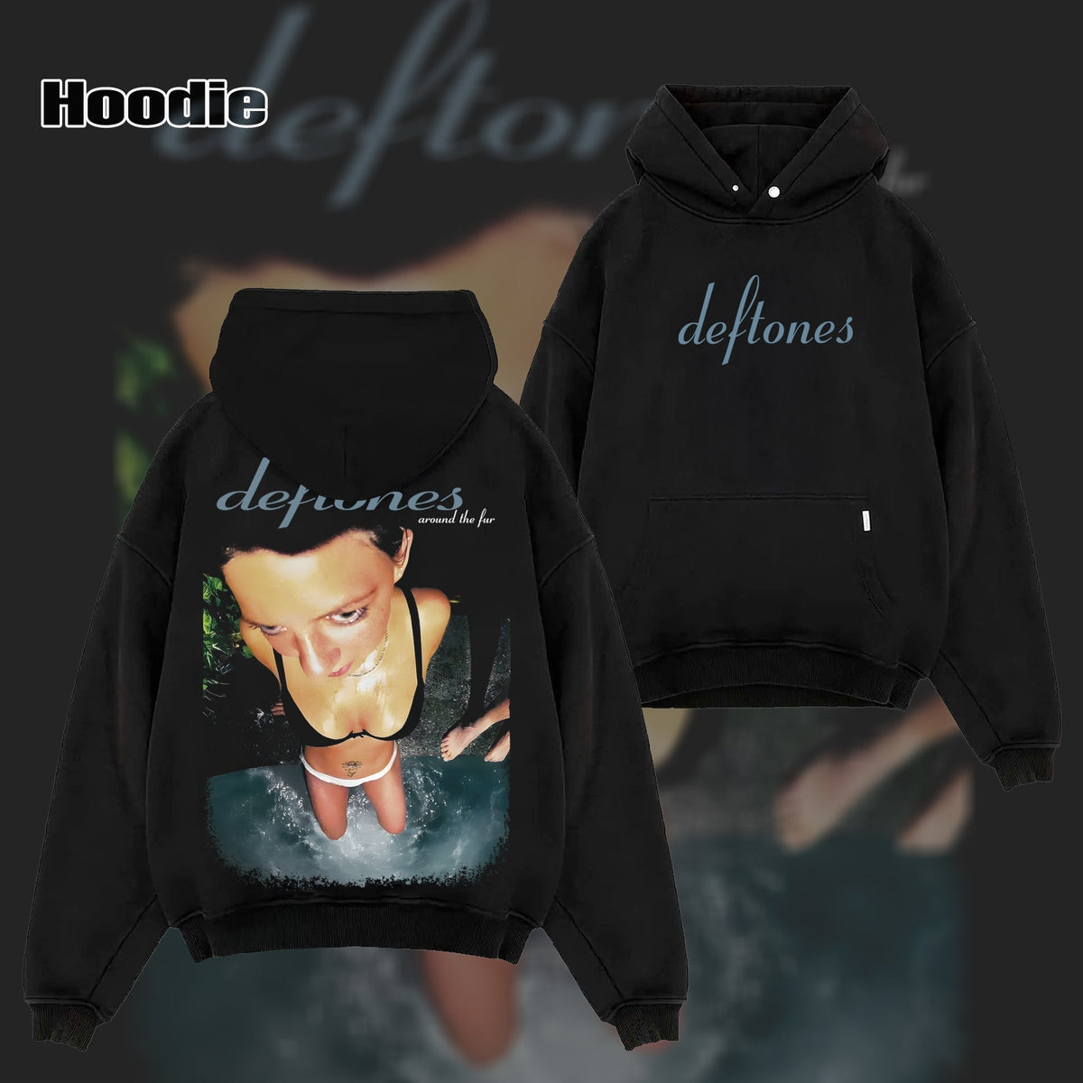 Vintage Deftones around the fur cat band t-shirt & hoodie
