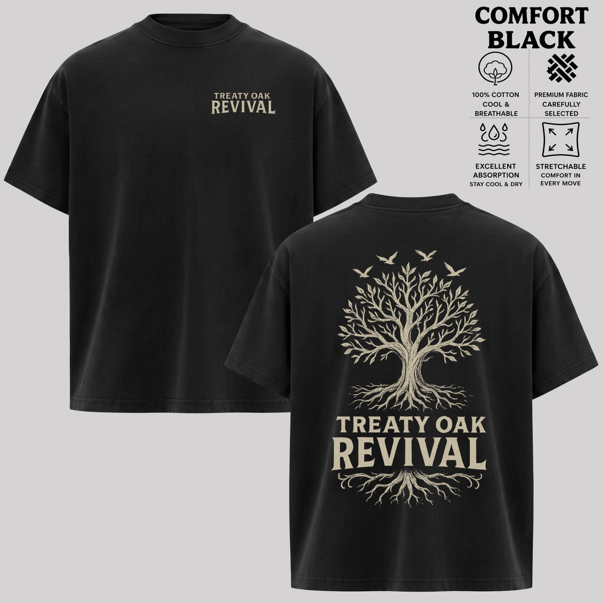 Treaty Oak Revival Tee, Featuring Bold T-Shirt & Hoodie