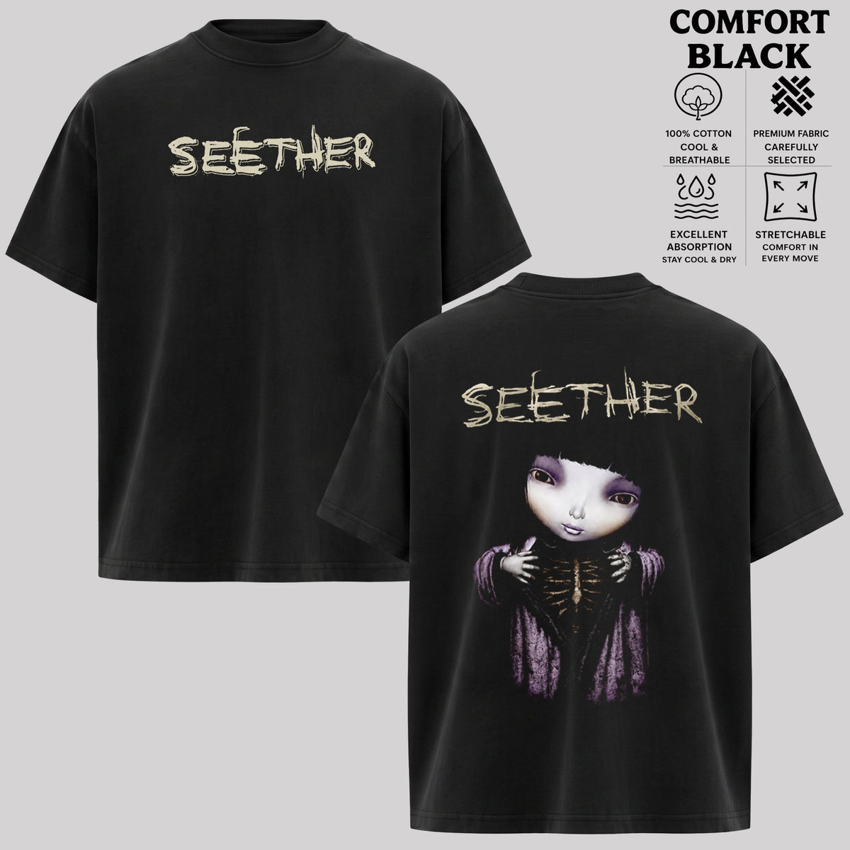 Seether Graphic T-Shirt & Hoodie