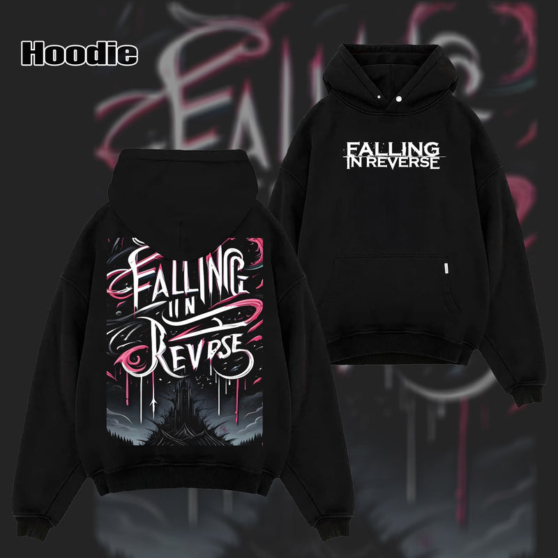 Vintage Rock Band Falling in Reverse Graphic T-shirt & hoodie