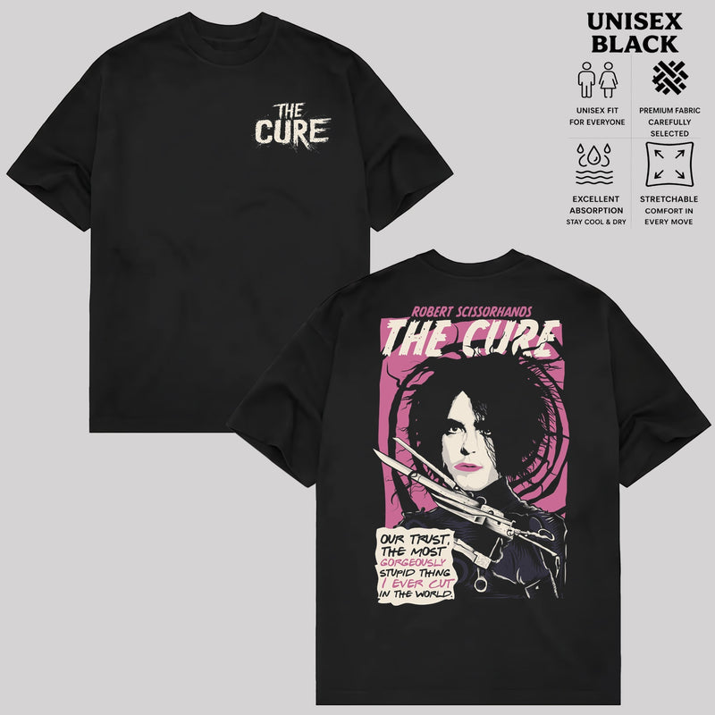 Vintage The Cure Shirt, Alternative Rock Tee