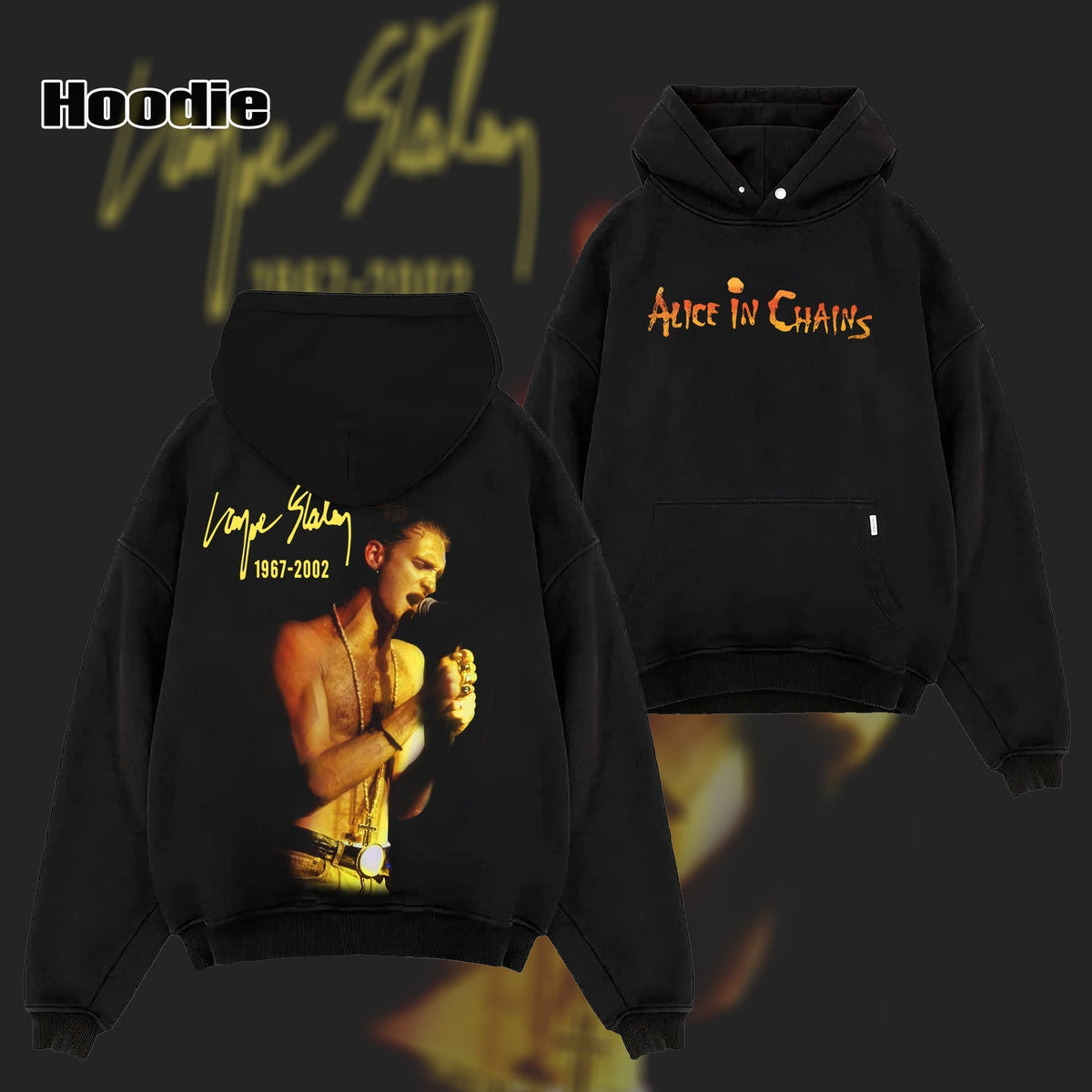 Vintage Layne Staley Alice In Chains 2002 T-Shirt & Hoodie