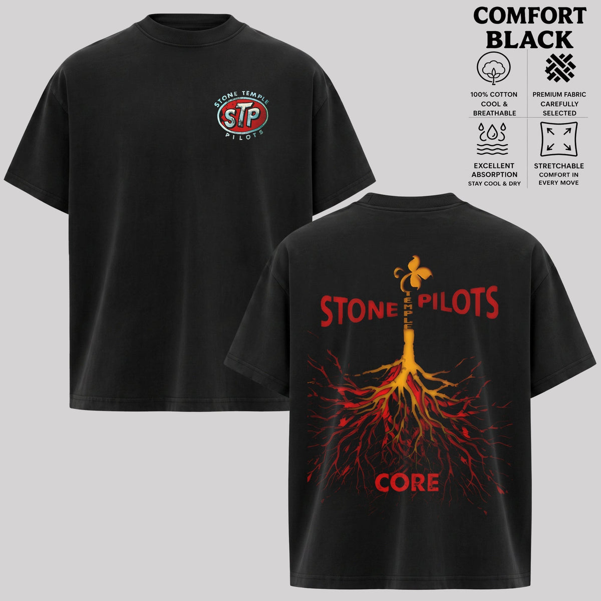 Stone Temple Pilots Band Shirt, Grunge Rock Tee
