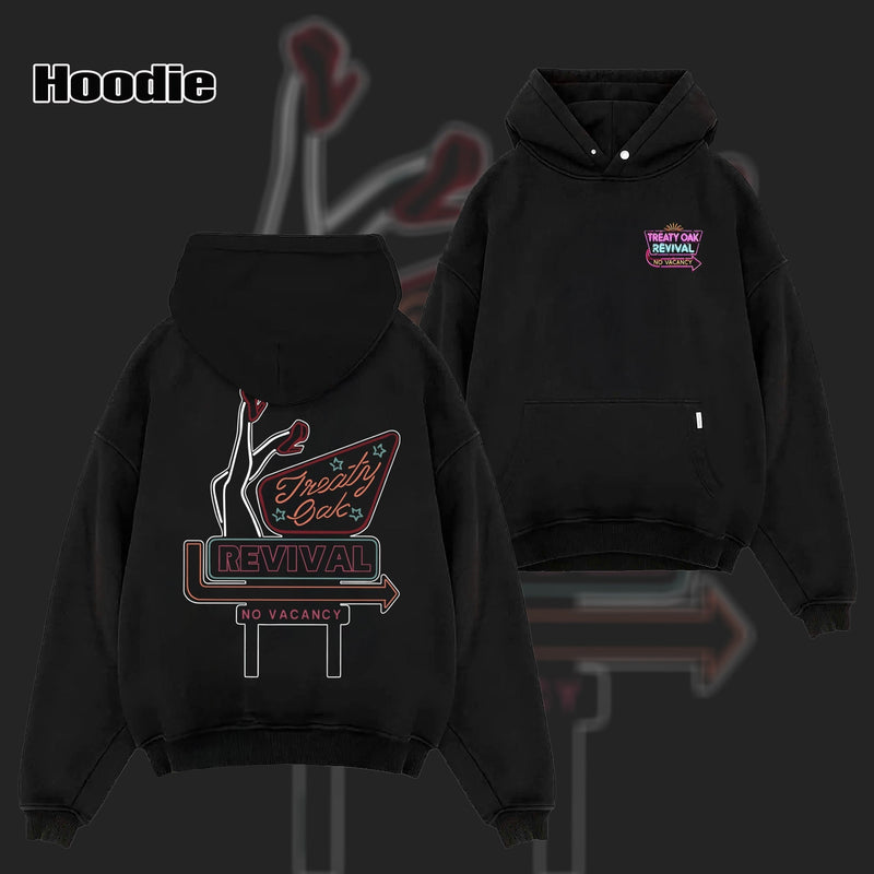 ReTro Treaty Oak Revival Band No Vacancy Double Sided T-Shirt & Hoodie
