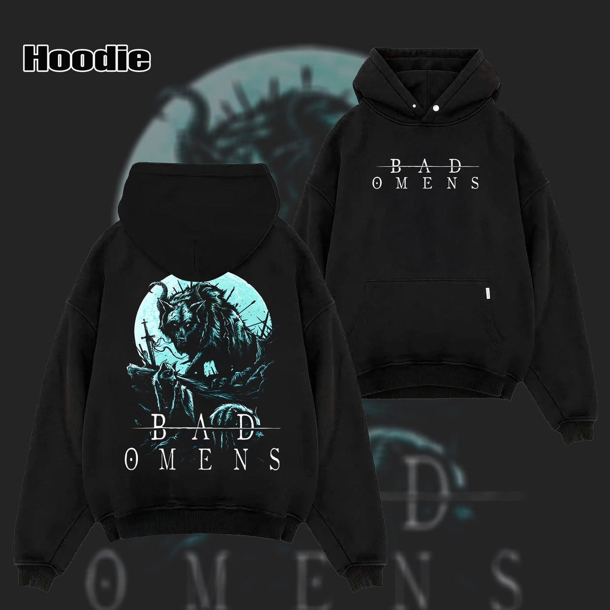 Retro Bad Omens Merch Like A Villain T-Shirt & Hoodie