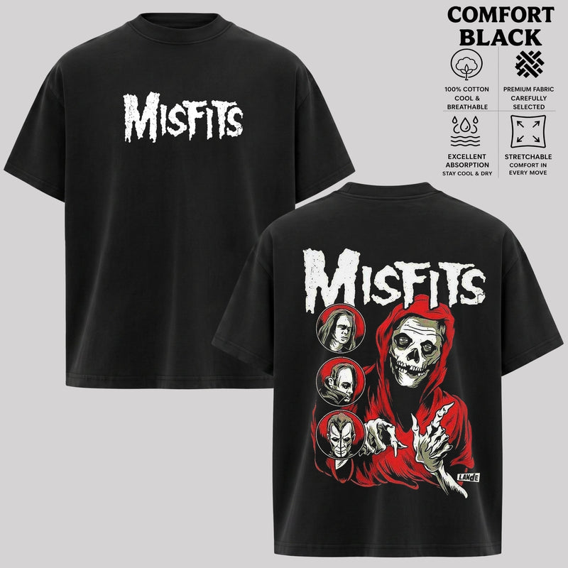 Vintage Misfits Band Shirt & Hoodie, Punk Rock Graphic Tee